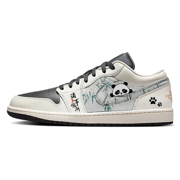 Jordan Air Jordan 1 Low top Vintage Basketball Shoes Men's White