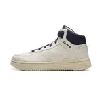 Li Ning Cyan Cloud HI Slip Resistant, Abrasion Resistant, Breathable High top Skateboard Shoes Unisex White Blue