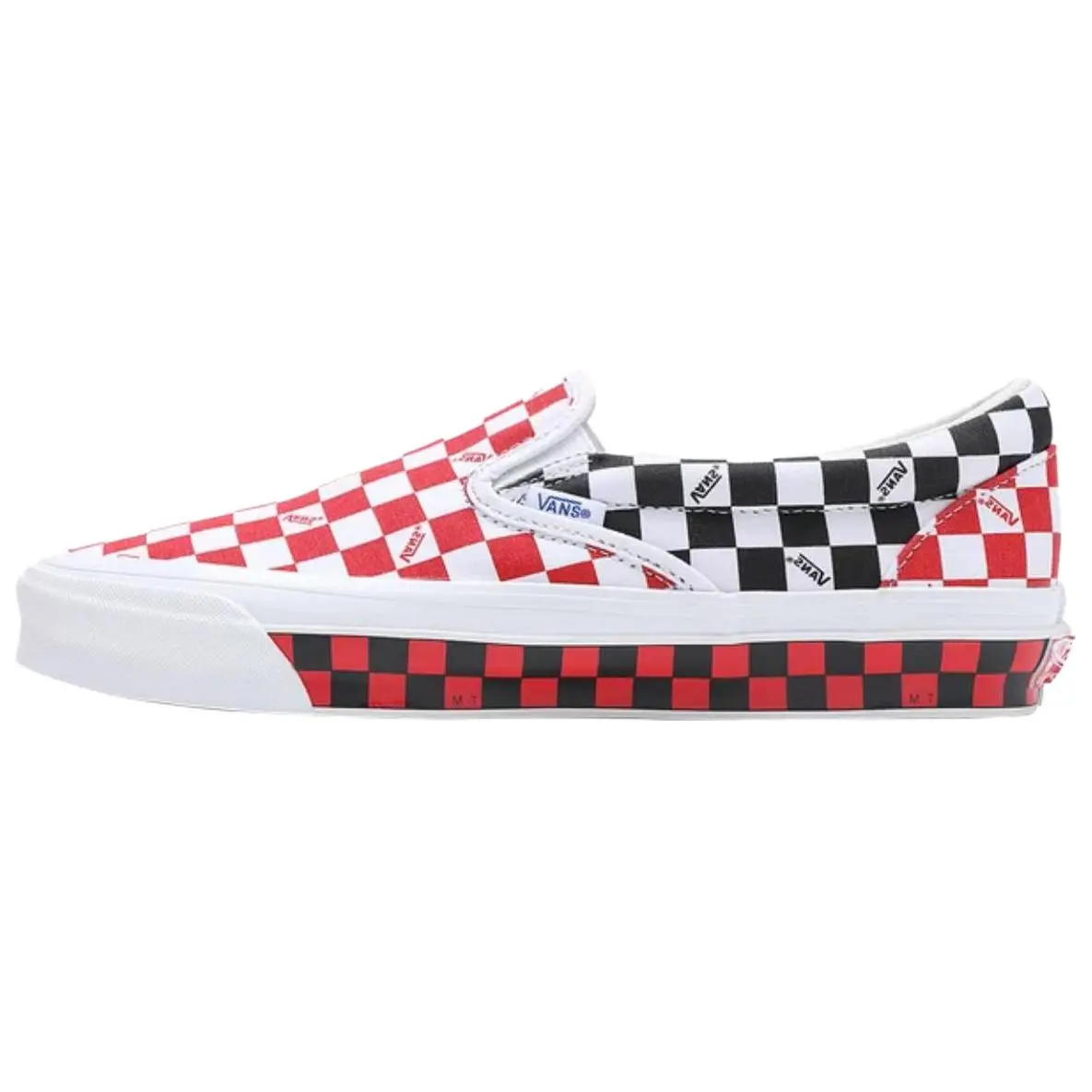Slip-On Og Classic Vans Lx 'Checkerboard - Red Black'