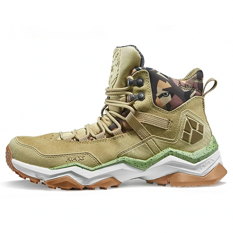 RAX Slip Resistant, Waterproof, Lightweight High top Outdoor Shoes Women’s Light Khaki