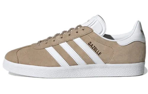 Adidas Originals Gazelle Comfortable Low top Skateboard Shoes Women's Linen Gray