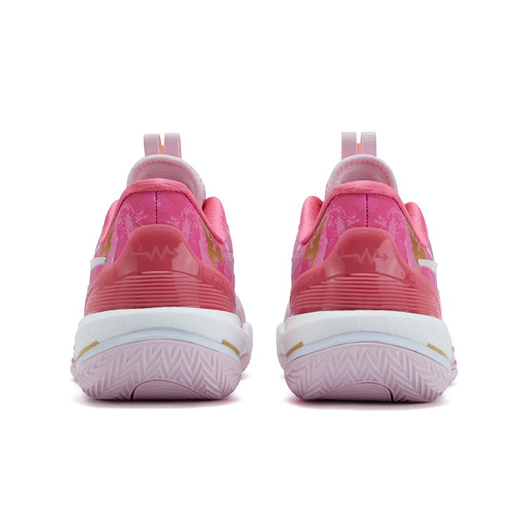 361° BIG3 6.0 Cushioning Abrasion Resistant Slip Resistant Low top Basketball Shoes Men’s Cyclamen Powder