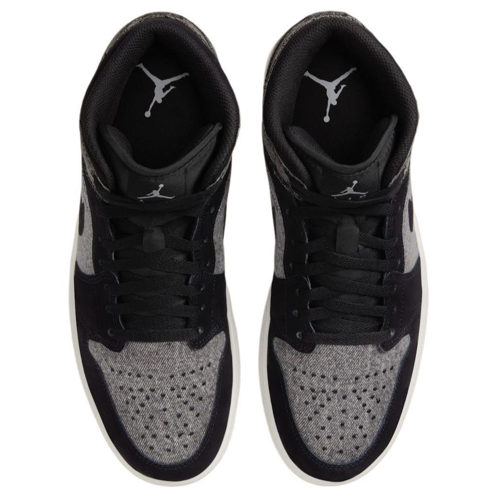 Jordan 1 Mid Se Black Denim