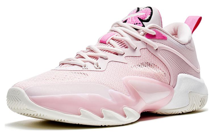 XTEP Against The Sky Generation Basketball Shoes Men’s Low Top Begonia Pink