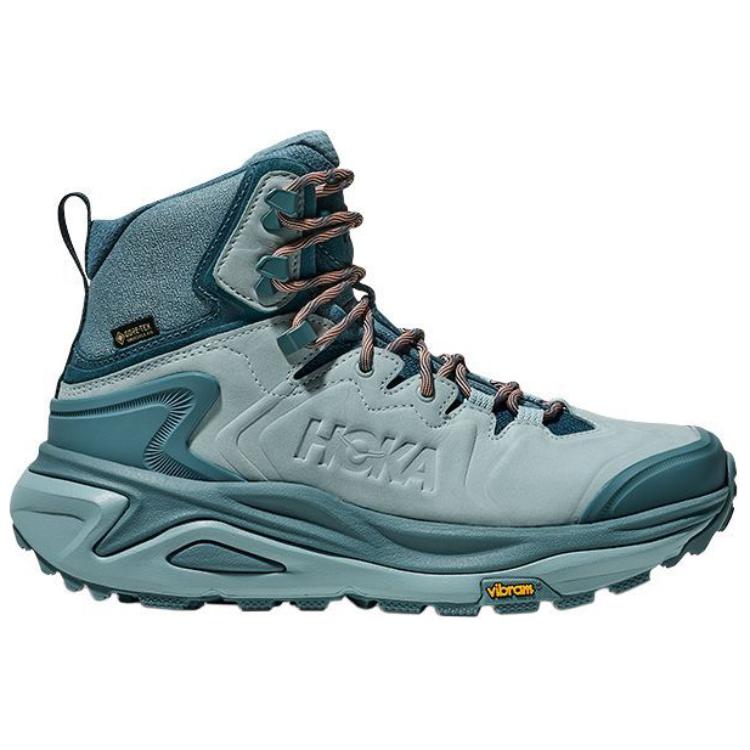 HOKA ONE ONE Kaha 3 Slip Resistant Abrasion Resistant Mid top Hiking Shoes Women’s Blue