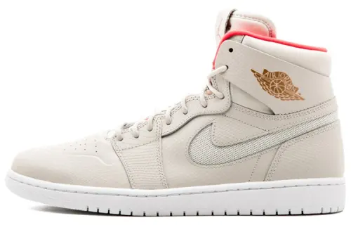 Jordan 1 Retro High Nouveau Pure Platinum Bright Crimson