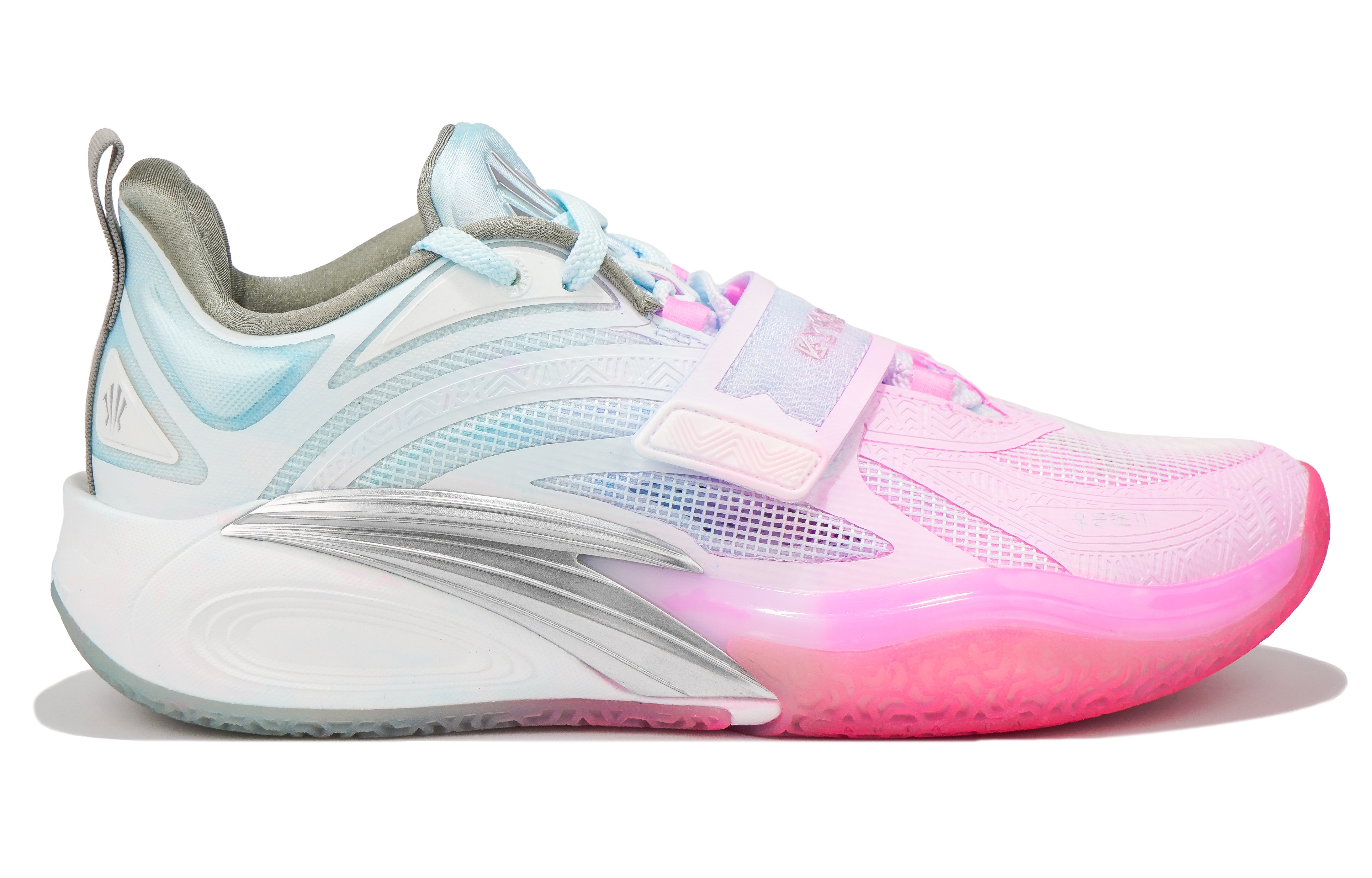Anta KAI 1 KAI 1 ‘White Ghost’ Low top Basketball Shoes Unisex Blue Pink