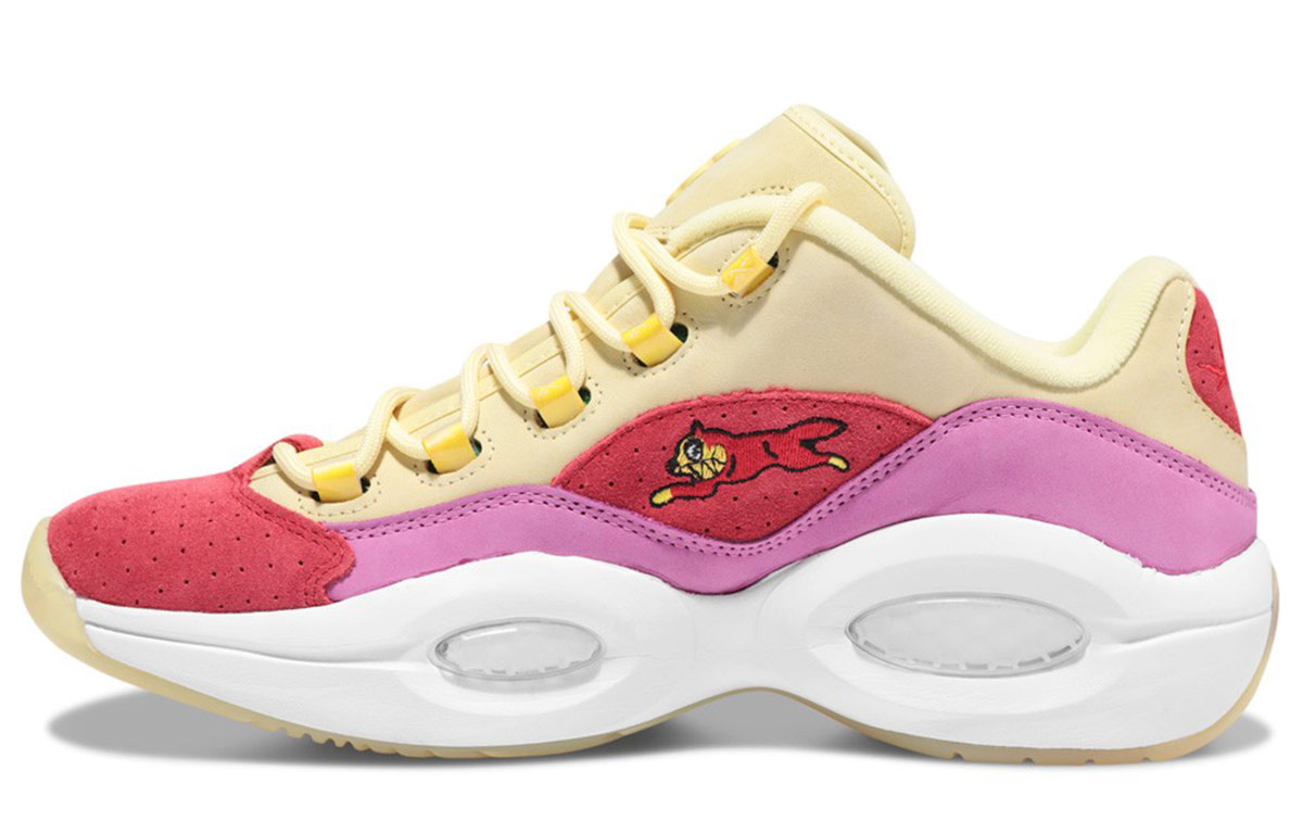 Question Bbc Ice Cream x Question Reebok Low 'Yellow Red'