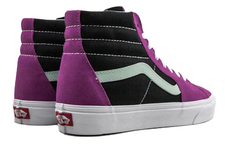 Кеды Vans SK8 (фиолетово-черные) — фото 4