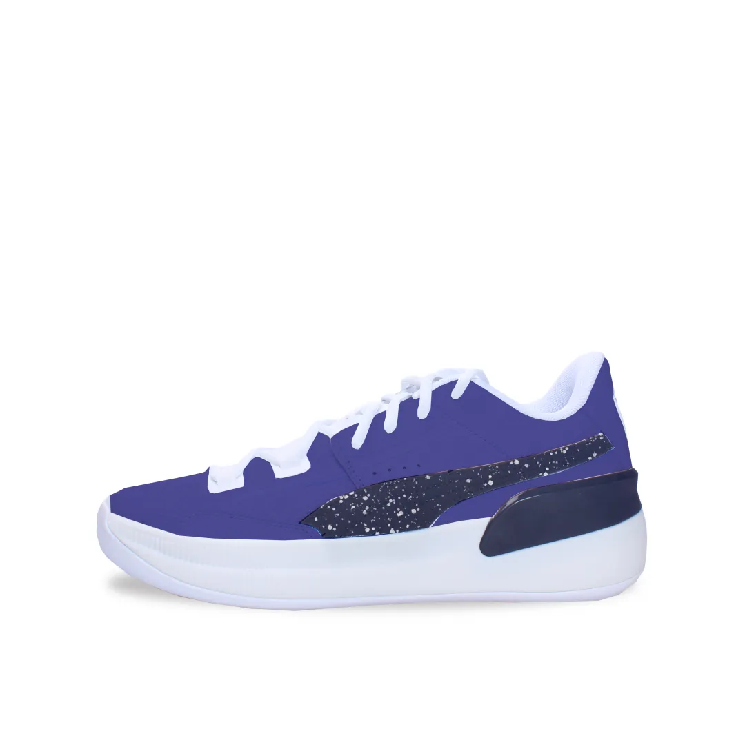PUMA Clyde Hardwood Cushioning, Wear Resistant Low top Basketball Shoes Unisex