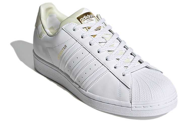 Кеды adidas originals Superstar (бело-золотые) — фото 3