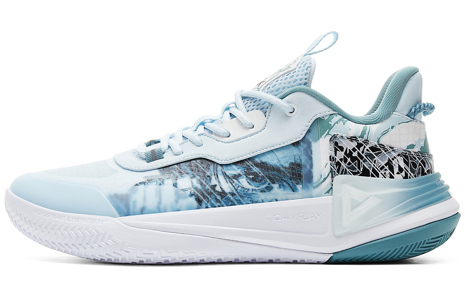 PEAK Chinese Original Collection Basketball Shoes Men’s Low Top Dream Blue