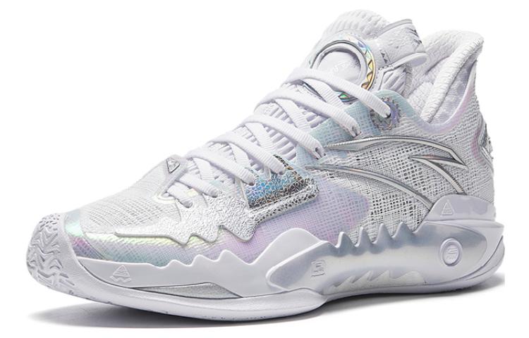 Anta Shock Wave 5 Heritage Low top Slip Resistant Abrasion Resistant Basketball Shoes Women’s Gray Silver