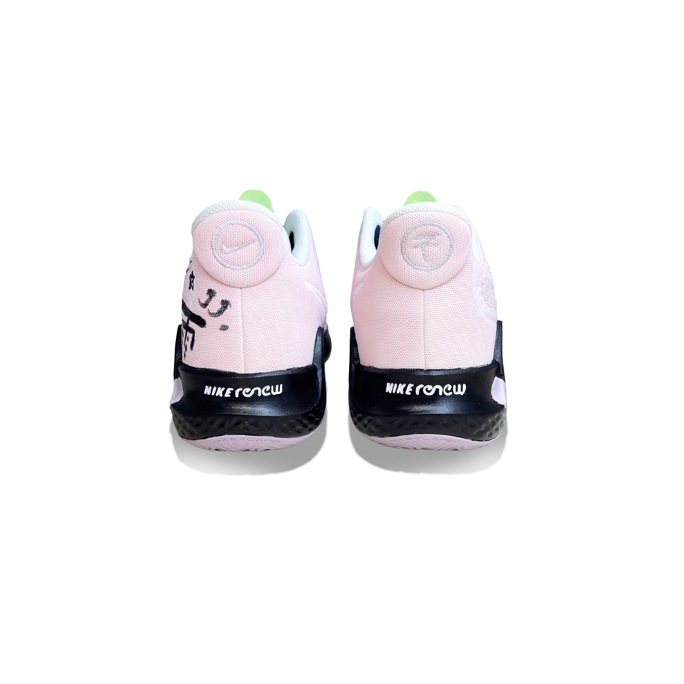 Nike KD 5 Go For A Rain Shower. Cushioning Slip Resistant Mid top Basketball Shoes Unisex Pink