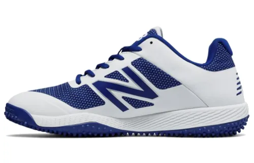 New Balance 4040 v4 Low-Cut Turf Baseball Actual, casual and comfortable low-top basketball shoes for men, blue and white