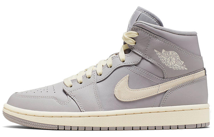 Jordan 1 Mid Atmosphere Grey Pale Ivory Women’s