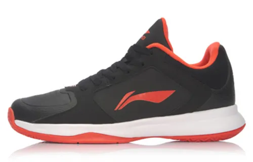 Li Ning Game Ready 5 By Jian Cushioning Slip Resistant Abrasion Resistant Low top Basketball Shoes Men's Black Red