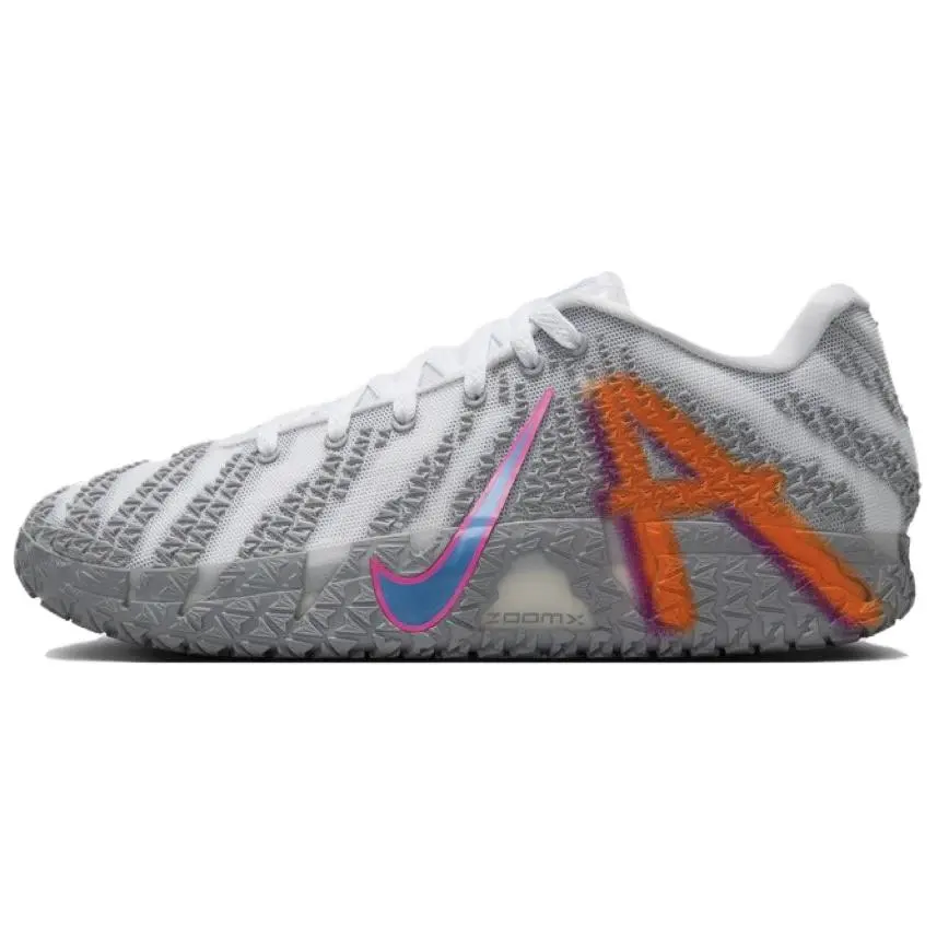 Nike Ja Morant 3 Basketball Shoes Unisex Gray White Asian Version