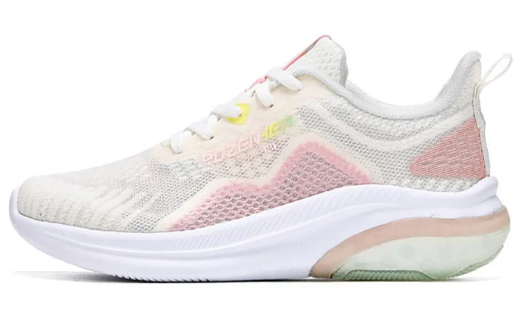 361° Slip Resistant Abrasion Resistant Low top Training Shoes Women's White Pink