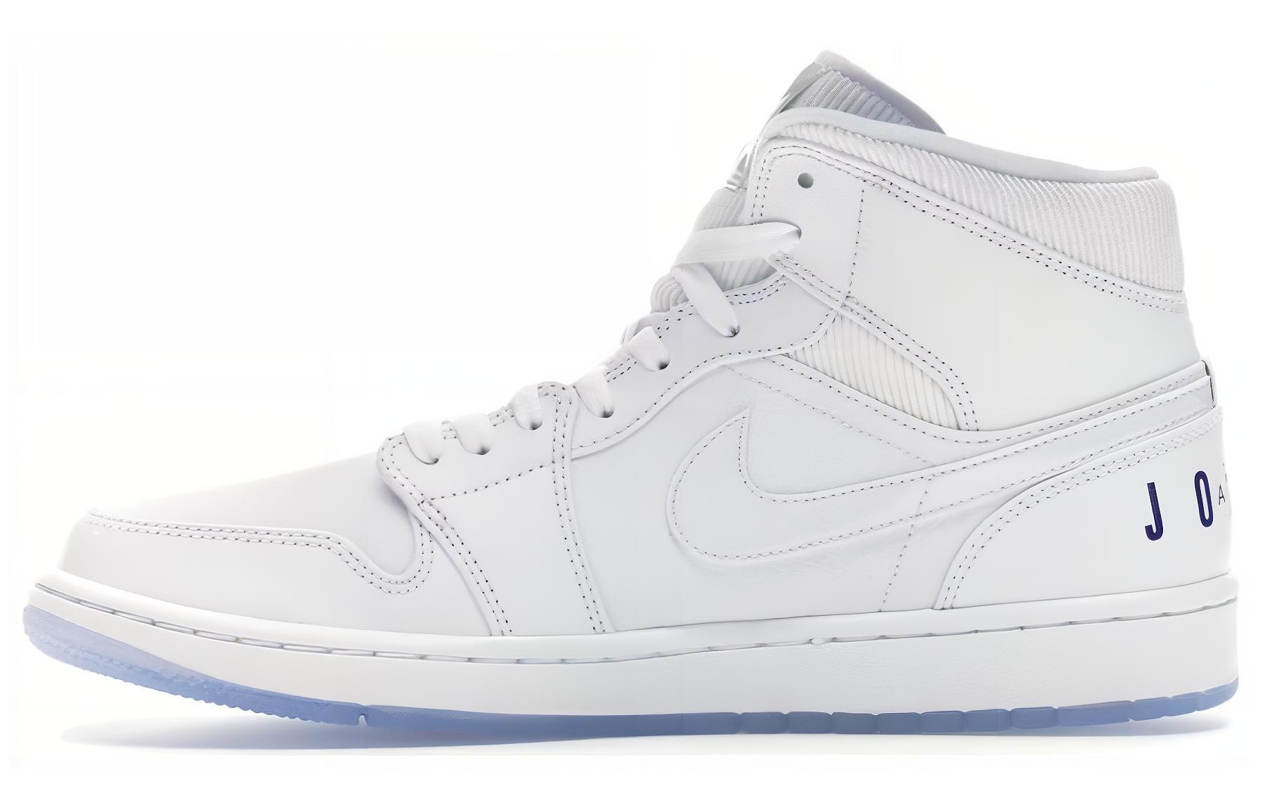 Jordan 1 Mid Pure White