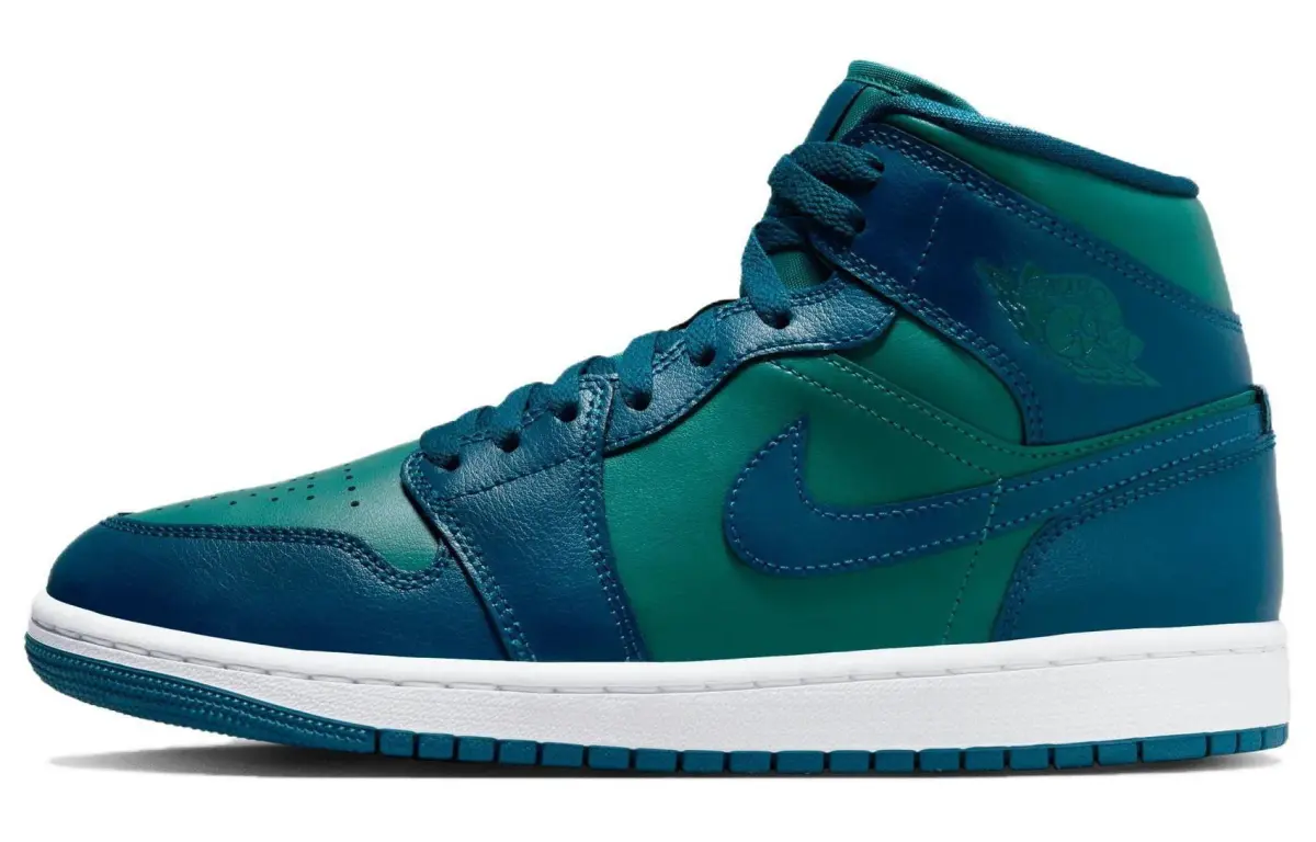 Jordan 1 Mid Teal French Blue Women's