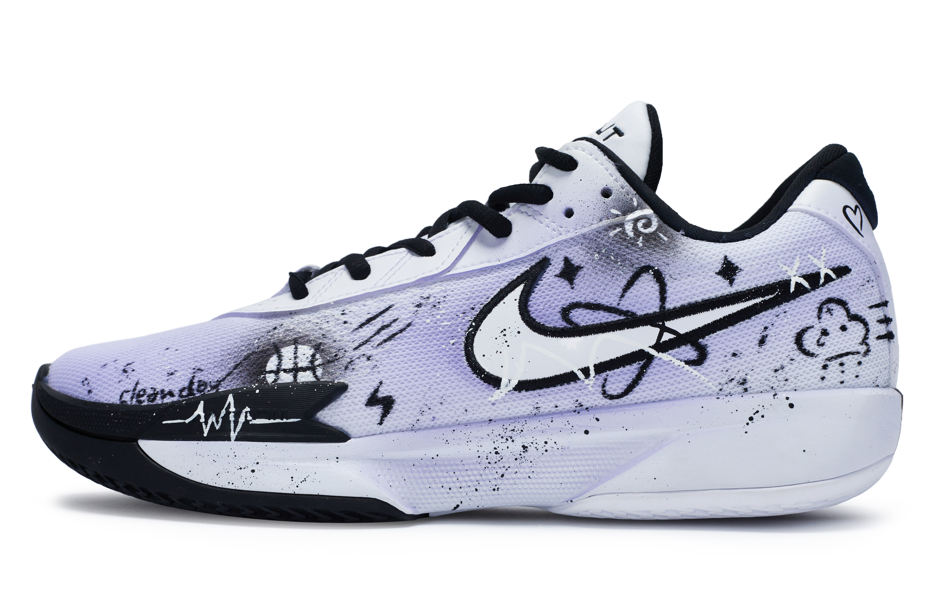 Nike Air Zoom G.T. Cut Academy 811 Manufacturing, Clear Sky In Progress Purple, Special Shoe Box Cushioning