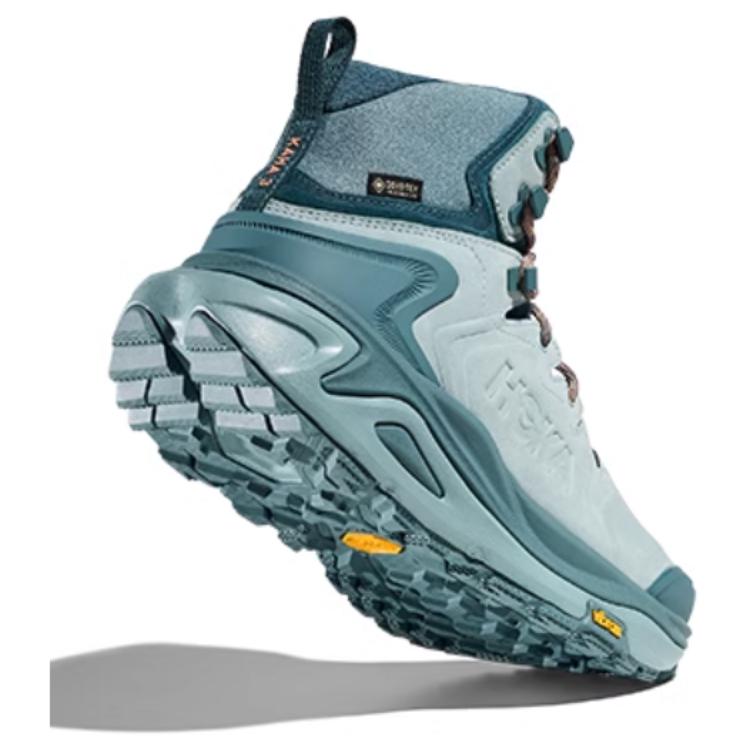 HOKA ONE ONE Kaha 3 Slip Resistant Abrasion Resistant Mid top Hiking Shoes Women’s Blue