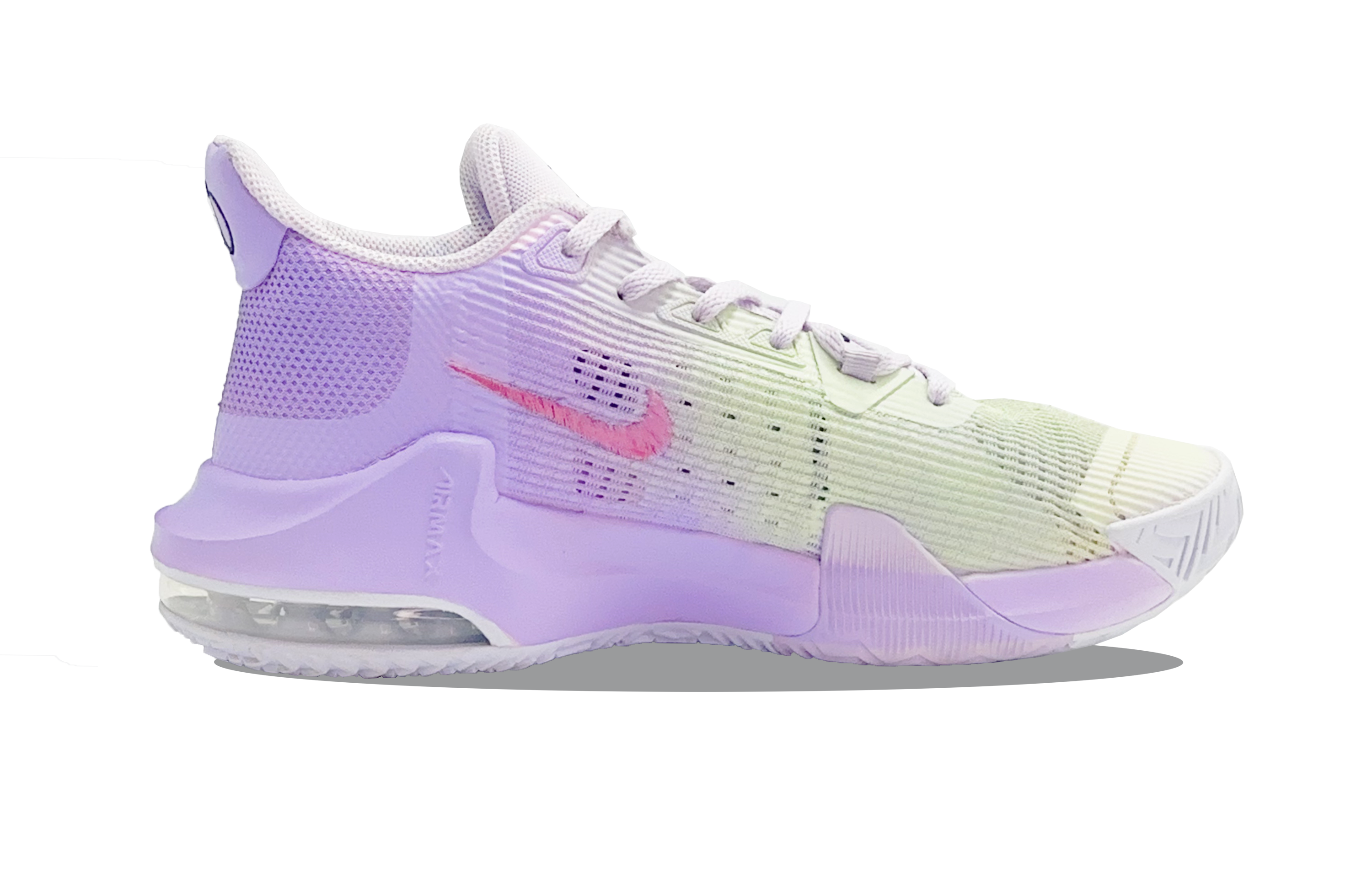 Nike Air Max Impact 3 Slip Resistant Abrasion Resistant Low top Basketball Shoes Men’s Light Purple