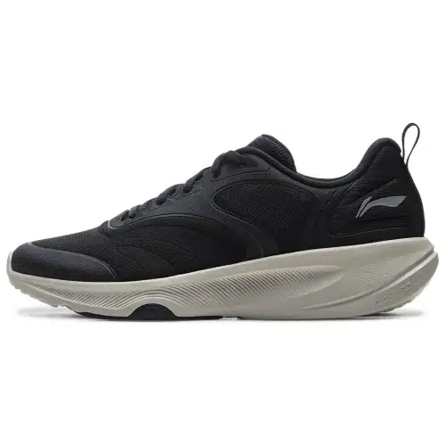Li Ning Lanying Light Cushioning Slip Resistant Abrasion Resistant Breathable Low top Training Shoes Men's Black