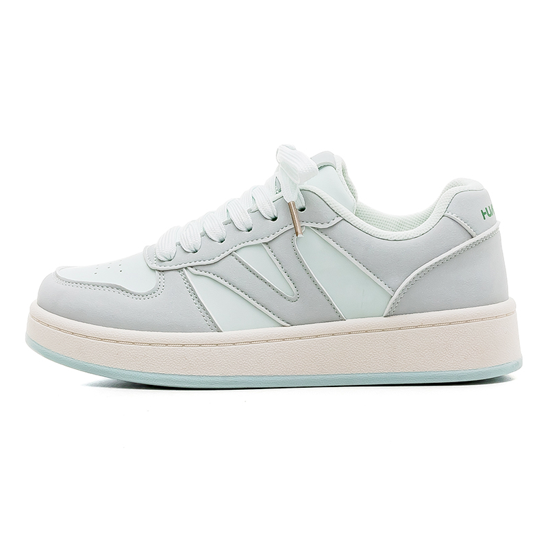 Global HUANQIU Synthetic Leather Year of the Horse Limited Mint Mambo Campus Style Versatile Heightening Low Top Sneakers Women's Style