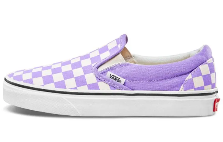 Vans Classic Slip On 'Checkerboard Violet Tulip' Women's
