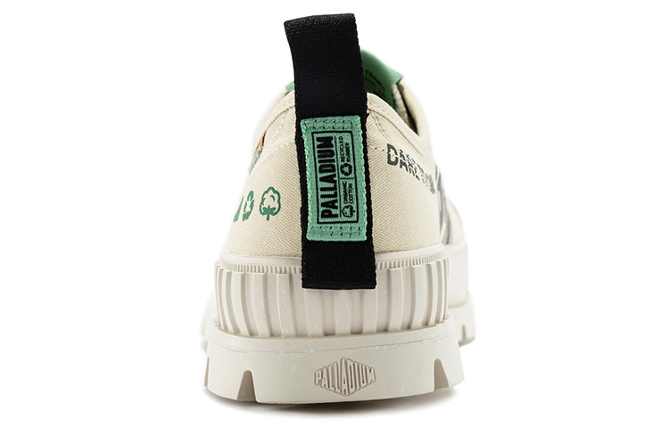 Palladium Pallshock Org Metro Slip Resistant And Breathable Low top Canvas Shoes Unisex Desert
