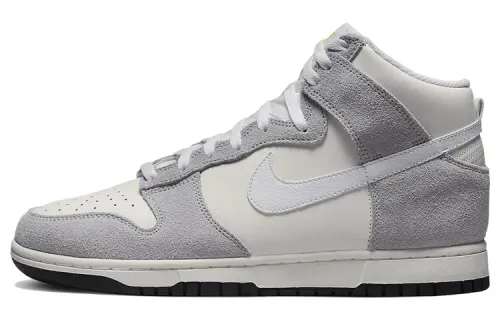 Nike Dunk High Retro Sail Pure Platinum Black White