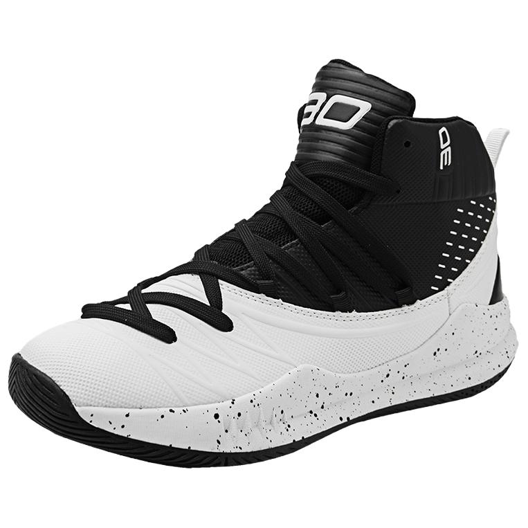 BEAR UNION Microfiber Leather Cushioning, Wear Resistant Low top Basketball Shoes Unisex