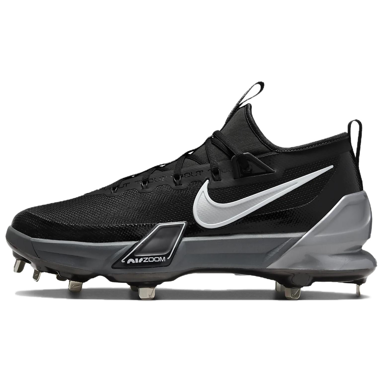 Nike Force Zoom Trout 9 Elite Black Anthracite White Metallic Silver