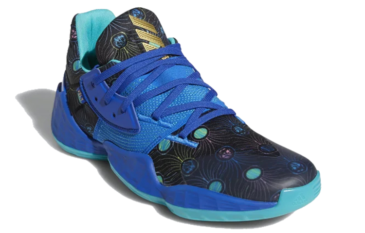 Мужские кроссовки adidas Harden Vol. 4 (синие) — фото 3