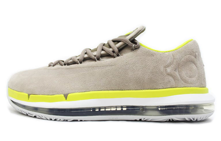 Nike KD 6 ELITE Fragment Chino Durant 6 round toe lace-up non-slip lightweight low-top practical basketball shoes men's gray