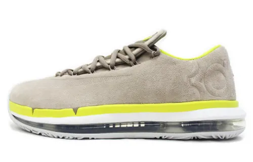 Nike KD 6 ELITE Fragment Chino Durant 6 round toe lace-up non-slip lightweight low-top practical basketball shoes men's gray