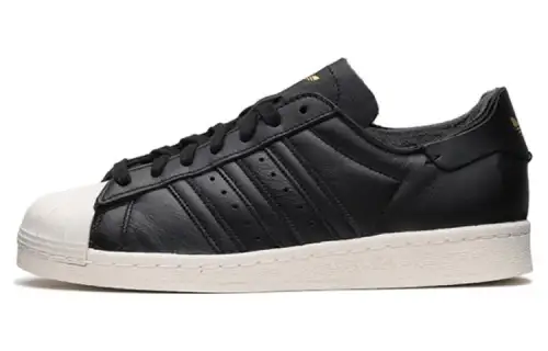 Superstar Adidas Originals 82 'Black Off White Gold'