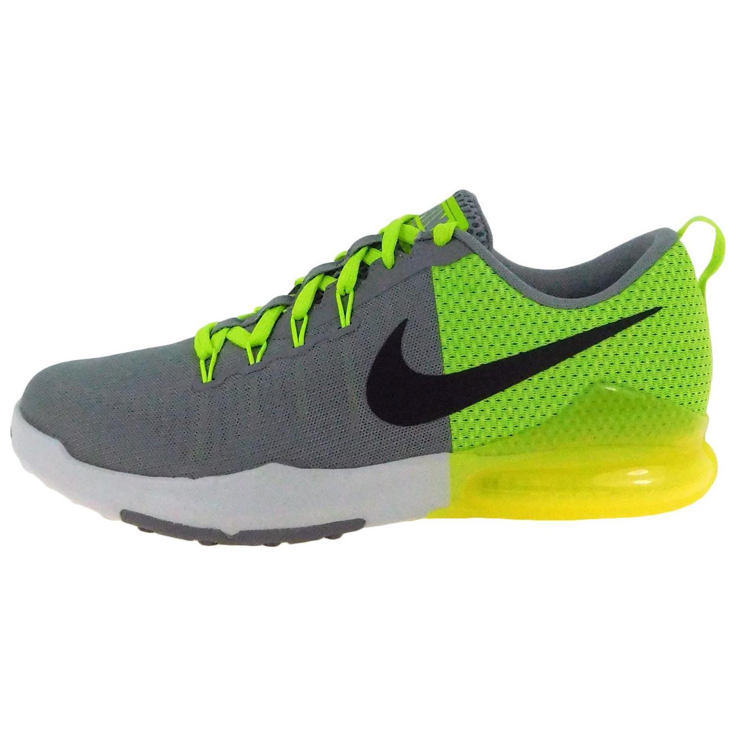 Nike Zoom Train Action Cushioning Abrasion Resistant Cushioning, Wear Resistant Low top Training Shoes Men’s Gray Green