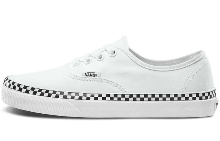Vans Check Foxing Authentic White