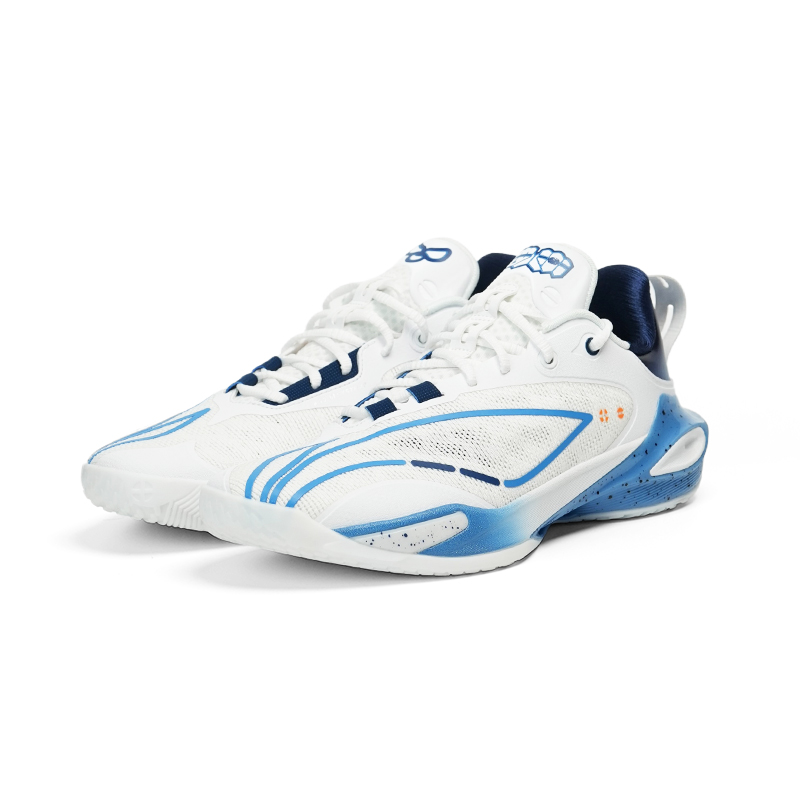 Li Ning Speed 11 Low top Basketball Shoes Men’s White Blue PE Version
