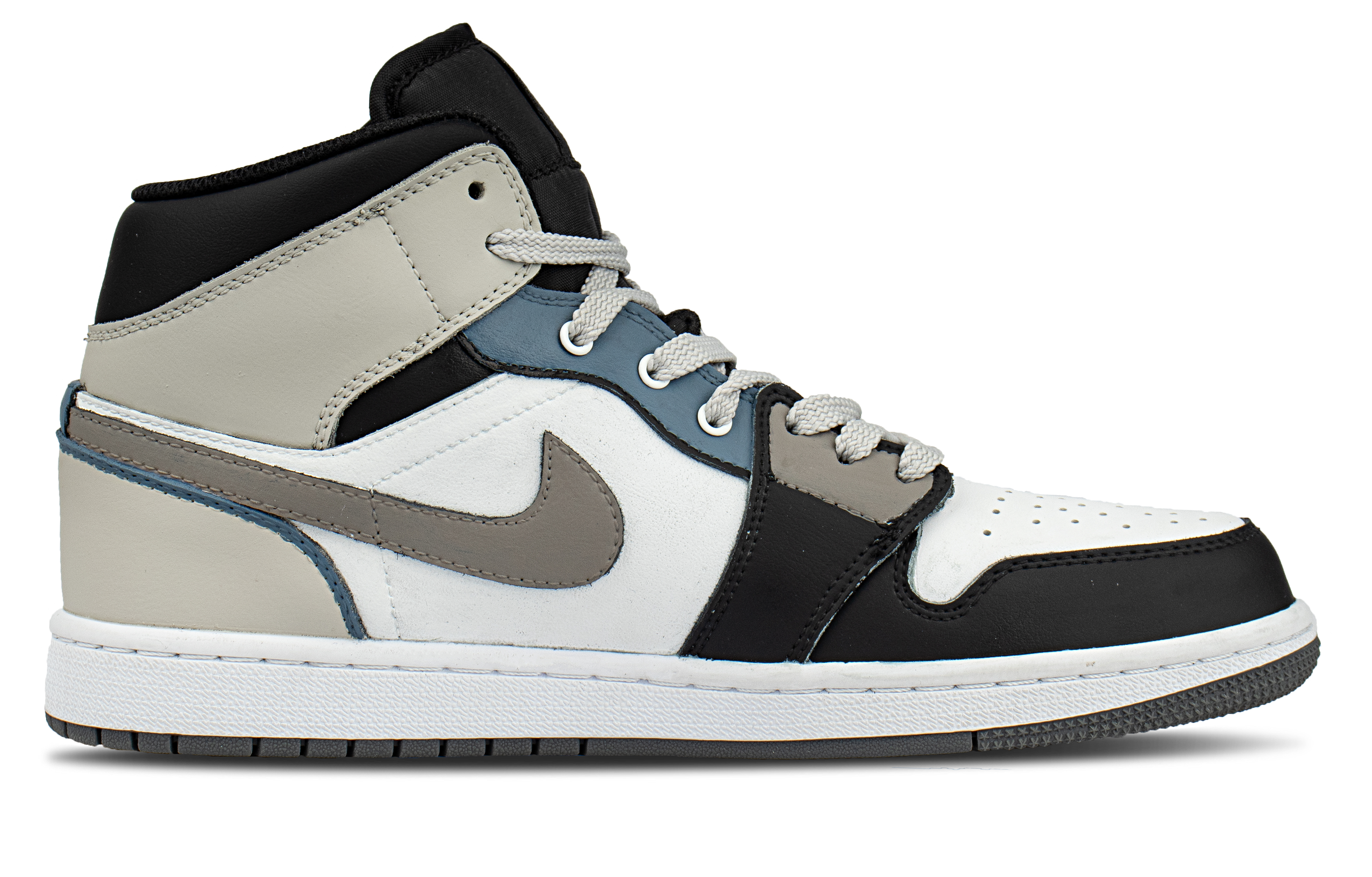 Jordan Air Jordan 1 Abrasion Resistant Mid top Vintage Basketball Shoes Men’s