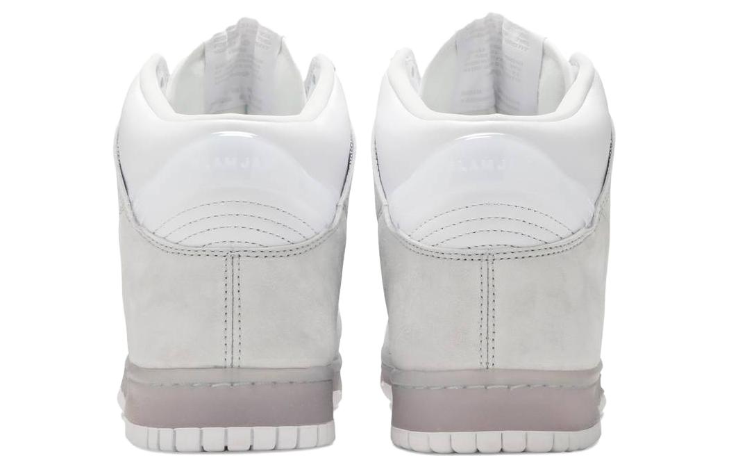 Кеды Nike x Slam Jam Dunk High (серо-белые) — фото 4