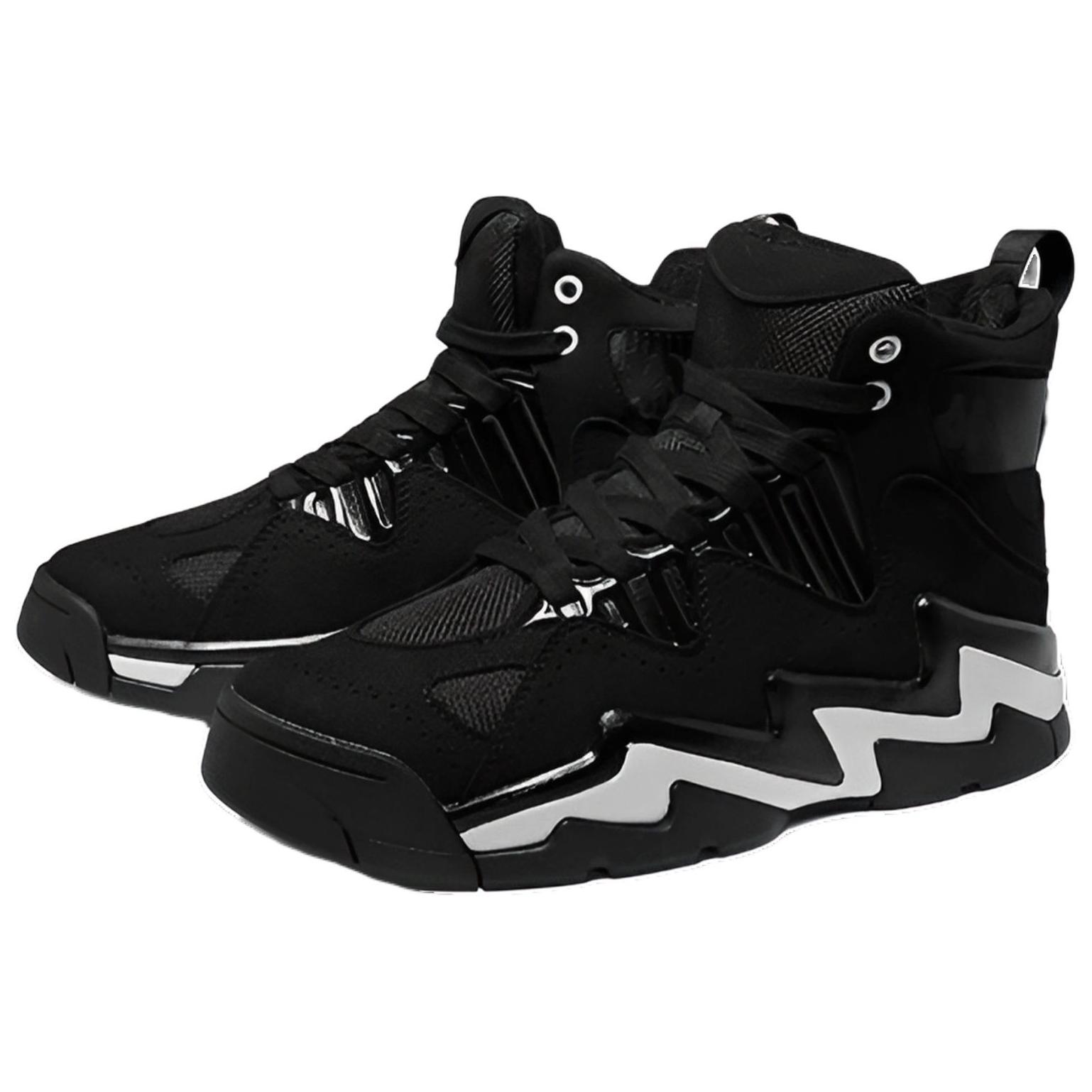 Kappa High top Vintage Basketball Shoes Women’s Black White