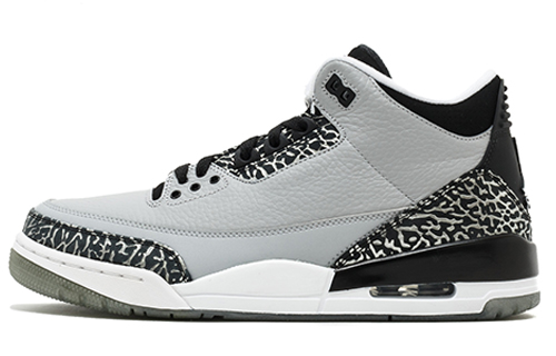 Мужские кроссовки Jordan Air Jordan 3 Retro Wolf Grey (серые)