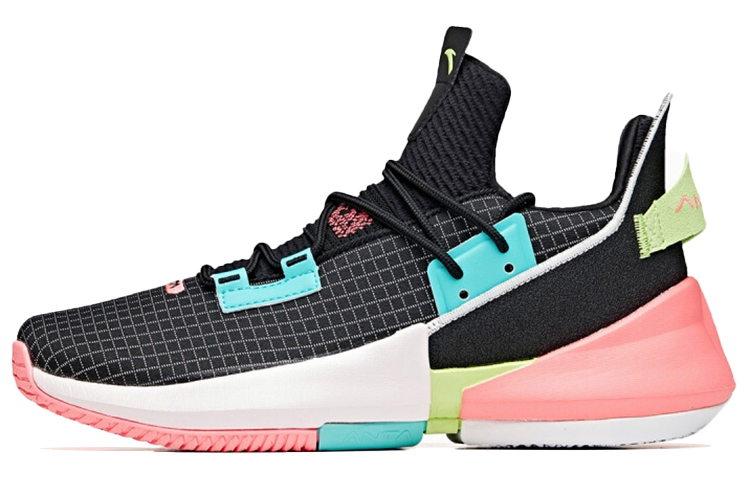 Anta Airspace 2 UFO Low top Performance Basketball Shoes Men’s Black Pink White