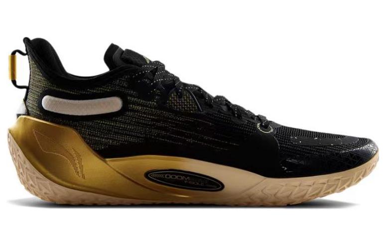 Li Ning JB1 Jimmy Butler 1 Chasing Glory Black/Gold Slip Resistant Low top Basketball Shoes Men’s