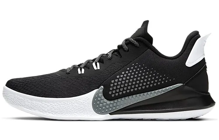 Nike Mamba Fury Black White Smoke Grey