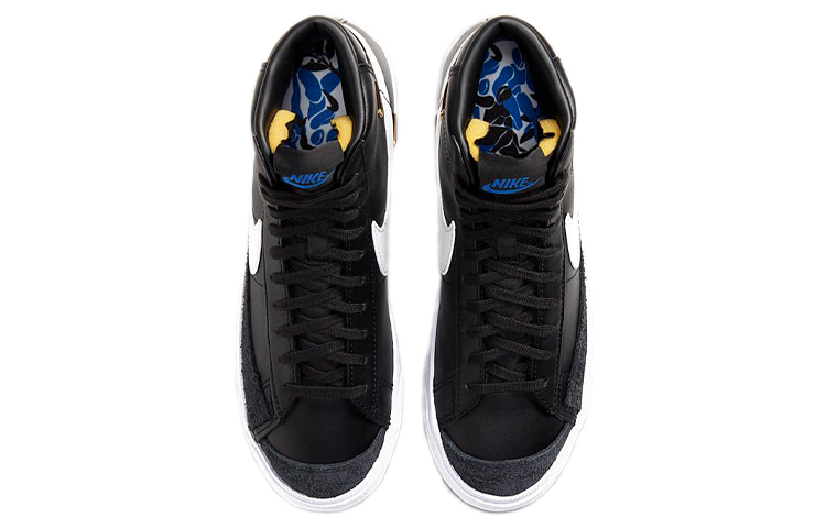 Женские кеды Nike Blazer 77 se "gold luxe" (черные) — Чёрный — фото 4
